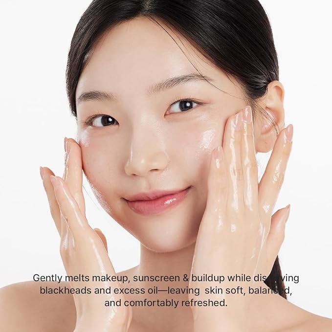 Pore Melt Mochi Makeup-Removing Cleansing Oil, Non-Comedogenic, Rice Amino Acids HD, Vitamin E, Cica, & Ceramide, 6.76 fl oz