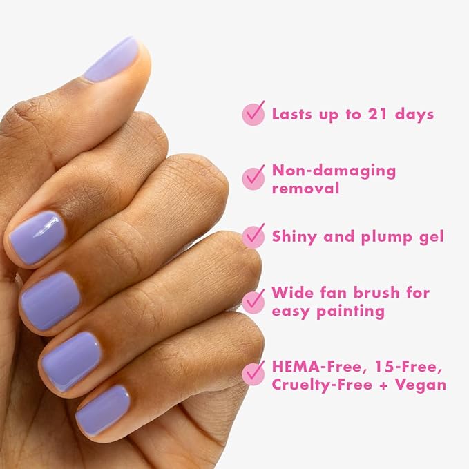 Olive & June Gel Summer Brights Nail Polish Set | UV LED Nail Lamp Needed | 5 Neon Shades: Time to Re-Apply, Cancel My Return Flight, OOO 4Eva, Permanent Vacation, Wish You Were Here
