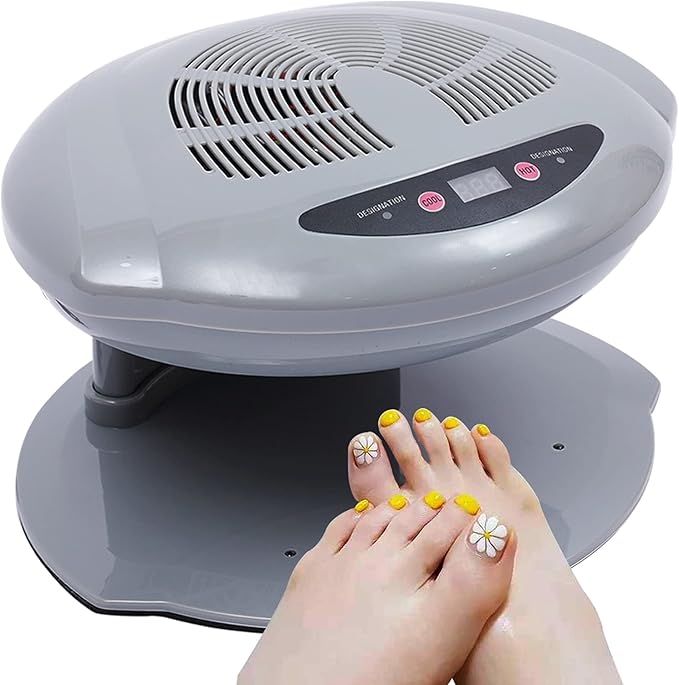 Professional Nail Dryer,400W Air Nail Fan Blower Dryer Machine with Auto Induction Warm & Cool Wind, Manicure Tool with Automatic Sensor,for Fingernail & Toenail Curing,Grey