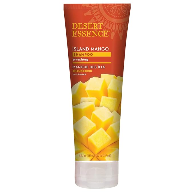 Desert Essence Island Mango Conditioner - 8 Fl Ounce - Enriching - Detangles Hair - Naturally Moisturizes - Soft & Supple - Refreshing - Smooth & Silky - Shea Butter - Jojoba Oil