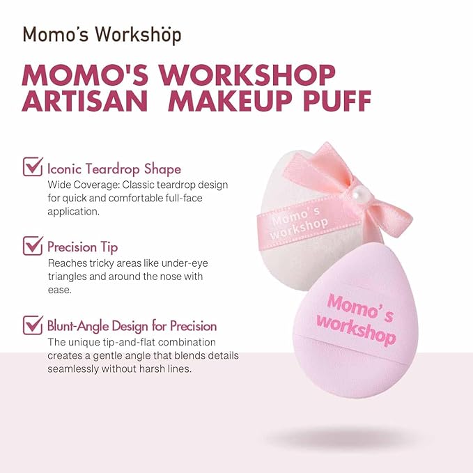 Mini Denim Makeup Sponge Set,Professional Blenders Sponge for Concealer/Blush/Highlighter, Perfect for Detail Work & Travel,4pcs,Pink,with Travel Pouch,Beginer-Friendly & Reusable
