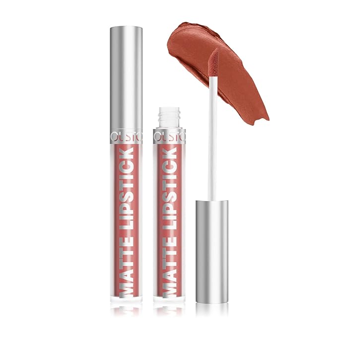 Matte Lip Gloss Stain Color Tint Long-Lasting Waterproof Formula (04)