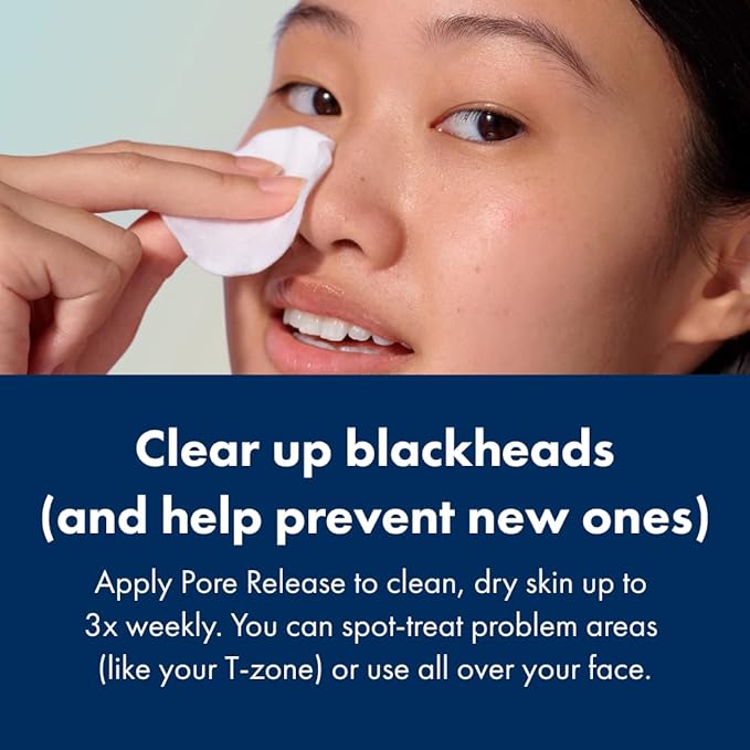 Hero Cosmetics Pore Release Blackhead Clearing Solution, Exfoliating 2% Salicylic Acid Toner Featuring AHA and PHA, Blackhead Remover Toner, 100 ml