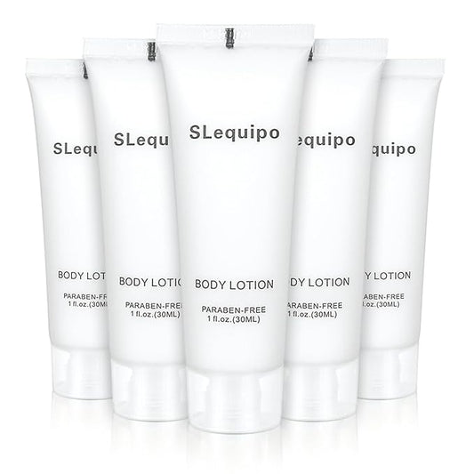 Travel Size Body Lotion Bulk (1 fl oz, 100 Pack), Refreshing Hotel Body Lotion, Mini and Small Size Body Lotion, Guest Hotel Toiletries in Bulk - Mini Body Lotion, Clear Container