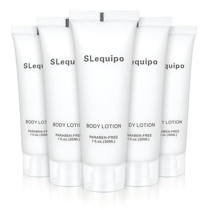 Travel Size Body Lotion Bulk (1 fl oz, 200 Pack), Refreshing Hotel Body Lotion, Mini and Small Size Body Lotion, Guest Hotel Toiletries in Bulk - Mini Body Lotion, Clear Container