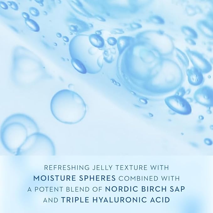 Lumene Nordic Hydra [Lähde] Birch Dew Jelly - Dual Hydrating Serum Face Moisturizer with Hyaluronic Acid and Nordic Birch Sap - Faily Face Serum for Dry Skin and All Skin Types (1.7 fl oz)