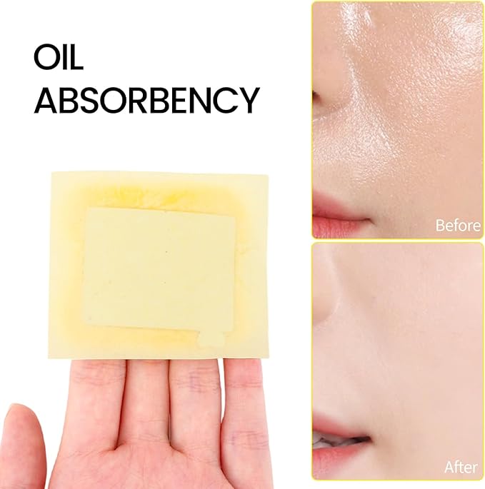 Erinde Oil Blotting Sheets for Face with Mirror and Puff, 300 Sheets Oil Blotting Paper for Oily Skin, Face Oil Absorbing Sheet, Natural Oil Control Film, Absorb Excess Oil, Makeup Friendly