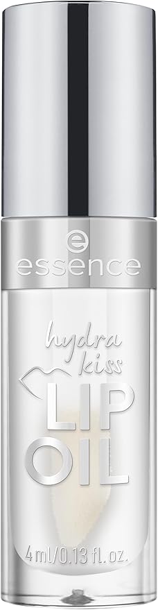 essence | Hydra Kiss Lip Oil |Intense Hydration & Glossy Finish | Infused with Hyaluronic Acid, Vitamin E & Jojoba Oil | Vegan & Cruelty Free (07 | Classy Glassy)