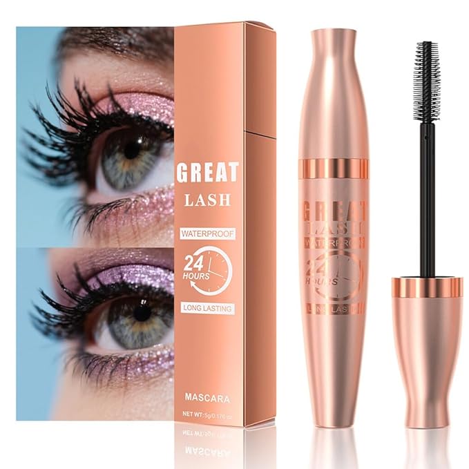 Waterproof Voluminous Original Volume Building Mascara Makeup (Black)