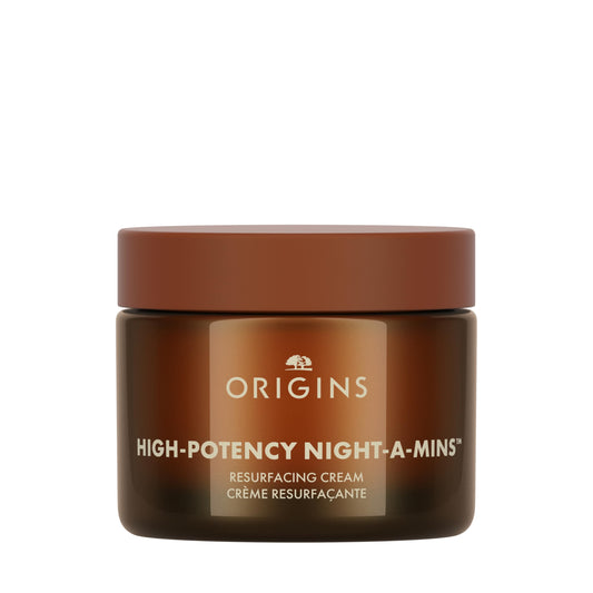 Origins High-Potency Night-A-Mins Resurfacing Moisturizer with Fruit-Derived AHAs | Renews & Replenishes, 1.7 Fl Oz