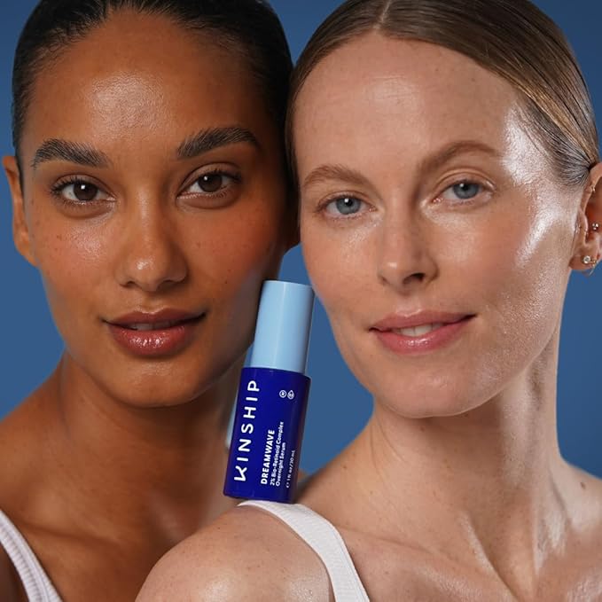 Kinship Dream Wave 2% Bio-Retinoid Overnight Ultra Hydrating Serum for Face | Retinol for Sensitive Skin | Anti Aging Niacinamide + Tranexamic Acid | Smooth Wrinkles | Redness Reducing Skin Care 1 Oz