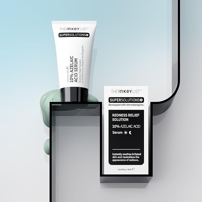The INKEY List SuperSolutions Azelaic Acid 10% Serum, Fast-Absorbing Formula Helps Reduce Appearance of Redness and Soothes Skin, Leaves No White Cast, 1.01 fl oz