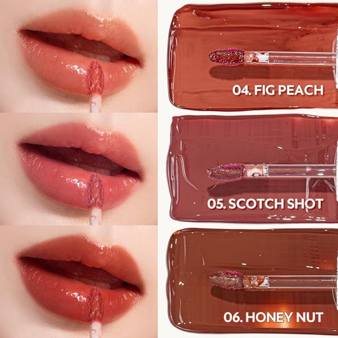 TIRTIR Waterism Tinted Lip Gloss #09 Salmon Syrup, 0.14 Fl Oz – Kiss Ready Lipgloss, 12H Long Lasting Non Sticky Natural Tinted Glow Korean Multiuse Cheek and Lip Tint for Women gift