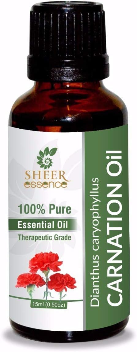 Carnation Oil 100% Pure Undiluted Natural Uncut Therapeutic Grade Steam Distilled Essential Oils for Skin, Hair and Aromatherapy 5000ML