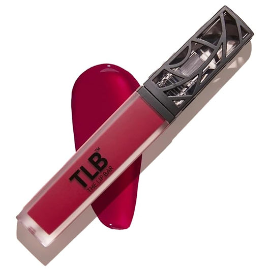 The Lip Bar - Nonstop Liquid Matte Lipstick, Rich Auntie (Deep Berry) - High Pigment - One Swipe - Long Lasting - Jojoba Oil & Vitamin E - Vegan & Cruelty Free - Makeup & Cosmetics - .24 fl oz