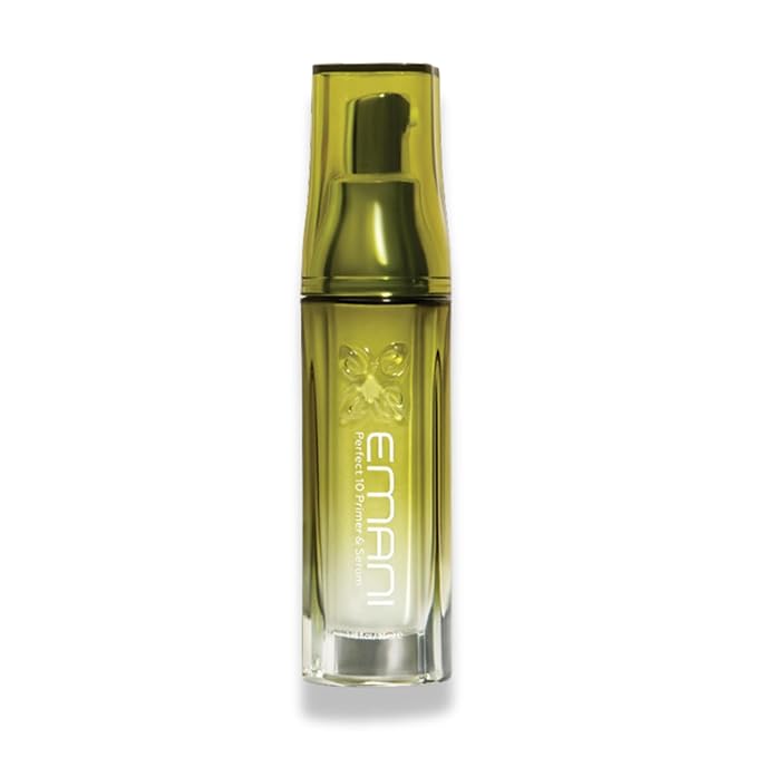 Emani Perfect 10 - All-in-One Primer for Face, Moisturizer Serum for Sensitive Skin and Acne Safe, Perfecting & Smoothing Makeup Base