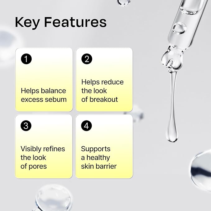Sebum Rebalancing Rx 131 Ampoule | Pore Clearing Serum | Tighten Enlarged Pores | Repair Skin Barrier | Rapid Soothing for Daily Use | Oily & Combination Skin| 1.01 Fl Oz