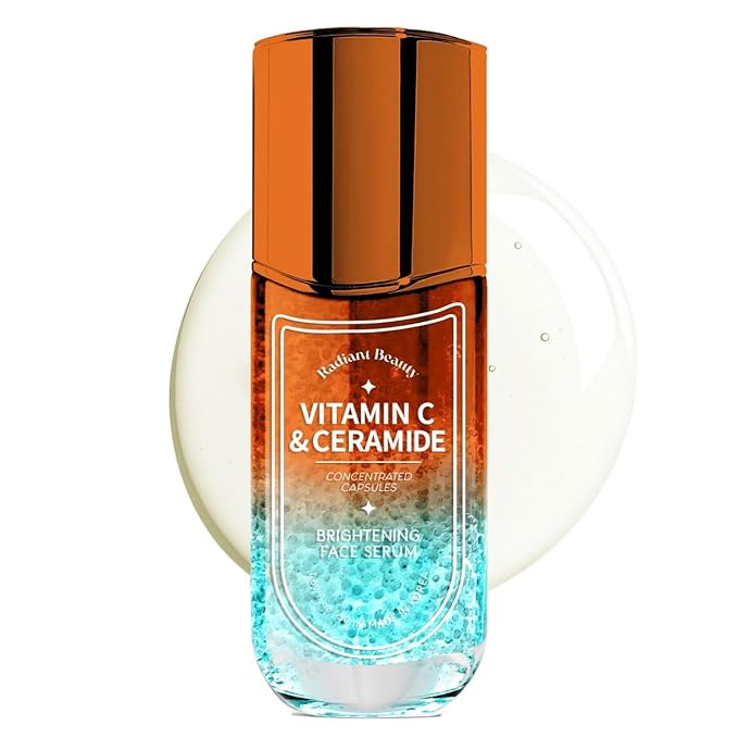 Vitamin C Serum for Face with Ceramide – Dermatologist Tested, Anti-Aging, Korean Skin Care – Brightens, Hydrates, Evens Skin Tone – Clean Beauty, Vegan, Cruelty-Free – 1.69 fl oz