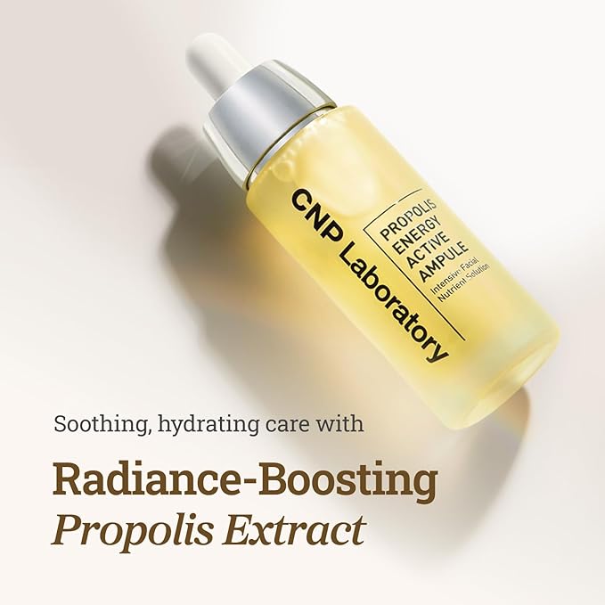 CNP Honey Glow Serum - Hyaluronic Acid & Propolis for Hydrating, Anti-Aging, Centella Soothing Serum, for Sensitive Skin, Korean Skin Care (0.5 fl. oz)