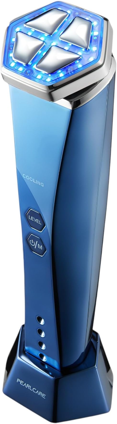 Facial Massager, Anti Aging Face and Neck Massage Tool for Skin Care (Blue)