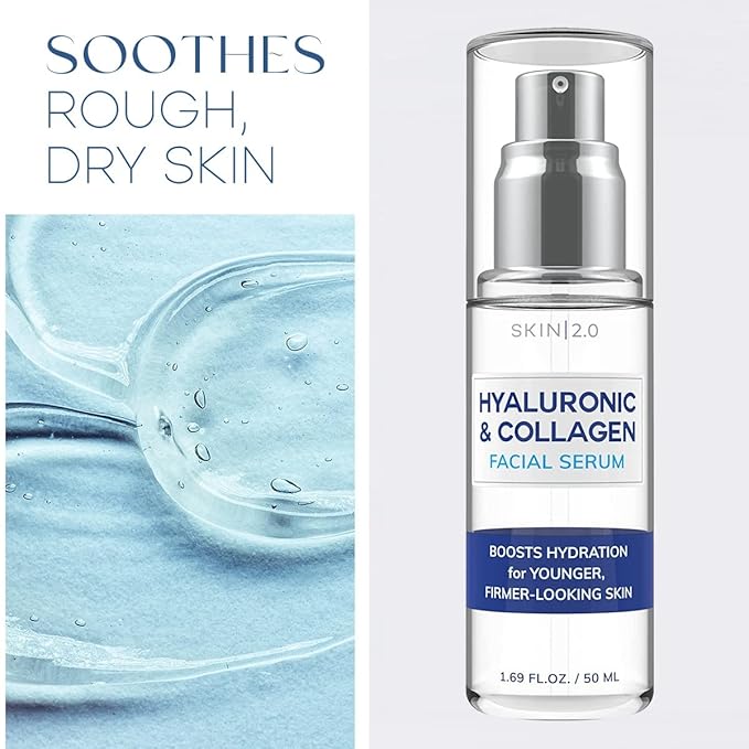 Hyaluronic & Collagen Beauty Value Set - Serum, Moisturizer & Face Masks