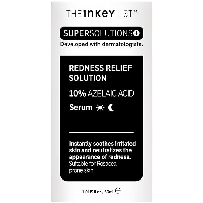 The INKEY List SuperSolutions Azelaic Acid 10% Serum, Fast-Absorbing Formula Helps Reduce Appearance of Redness and Soothes Skin, Leaves No White Cast, 1.01 fl oz