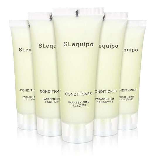 Travel Size Conditioner Bulk (1 fl oz, 200 Pack), Refreshing Hotel Conditioner, Mini and Small Size Conditioner Gel, Guest Hotel Toiletries in Bulk - Mini Conditioner, Clear Container