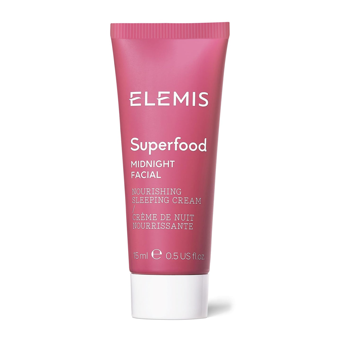 ELEMIS Superfood Midnight Facial - Lightweight Overnight Facial Cream, Prebiotic-Infused Hydrating Gel, Vitamin C Camu Camu Moisturizer, Omega Rich Night Cream - 50ml