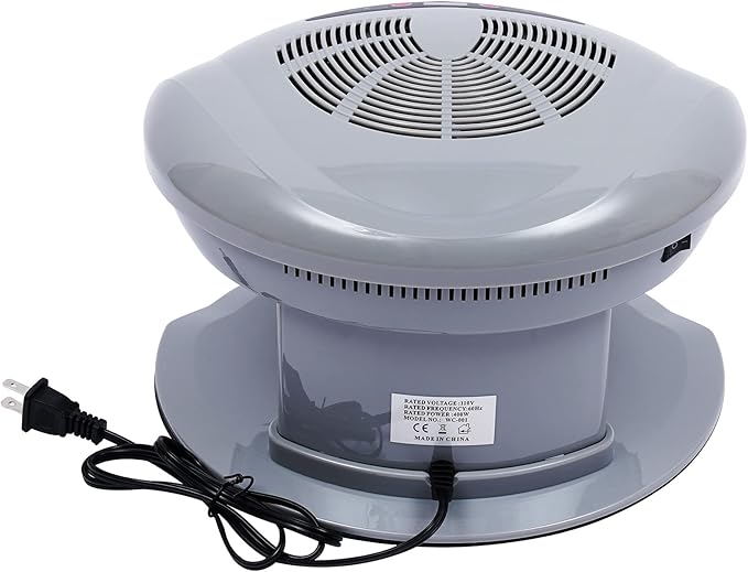 Professional Nail Dryer,400W Air Nail Fan Blower Dryer Machine with Auto Induction Warm & Cool Wind, Manicure Tool with Automatic Sensor,for Fingernail & Toenail Curing,Grey