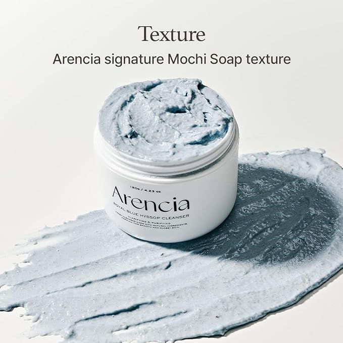 Hyssop Brightening & Deep-Cleansing Face Scrub & Exfoliator - for All Skin Types, Acne-Prone Skin & Blackheads (4.23oz)