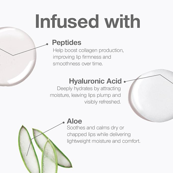 Palladio Lip Glaze Serum, Hydrating Lip Gloss with Peptides & Hyaluronic Acid for Plump, Smooth, and Nourished Lips – Vegan, High-Shine, Non-Sticky Finish (Bellini Fizz)