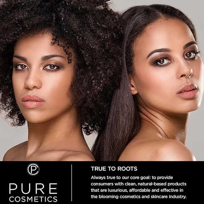 Pure Cosmetics Pure Illumination Lip Gloss - LED-lit Applicator w/Side Mirror - Non-Sticky, Moisturizing & Hydrating Lip Glosses - Soothes & Heals Dried Chapped Lips (Clear)