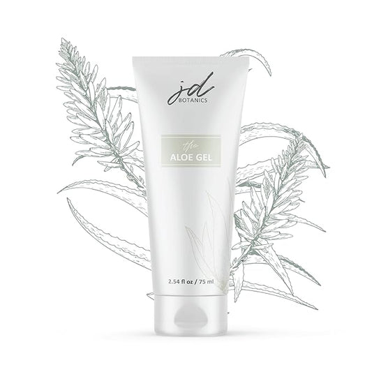 JDBotanics Aloe Ferox Gel | 20x More Potent than Aloe Vera | Hydrating & Soothing Make Up Primer | Post-Microneedling Treatment and Microcurrent Gel | Promotes Healing, Reduces Redness (2.54)