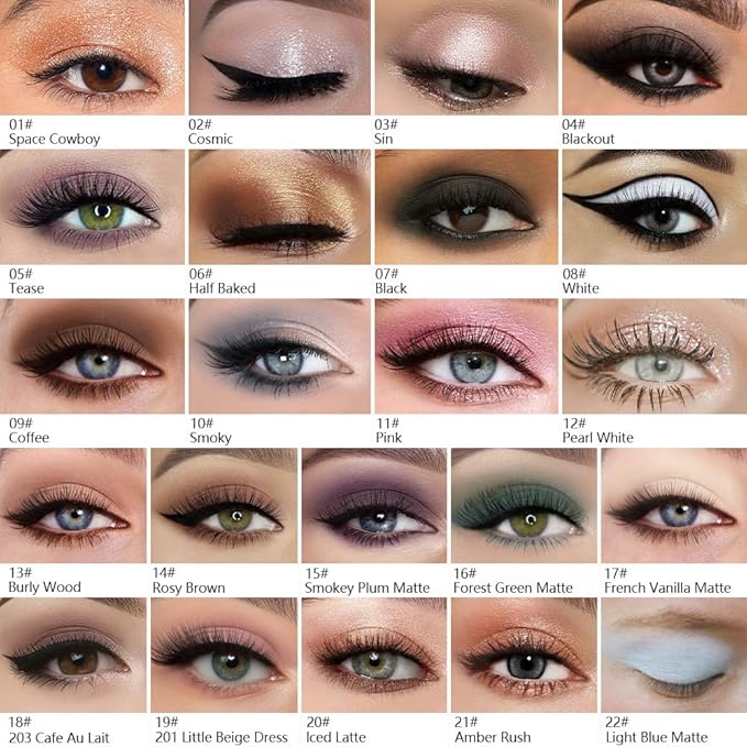 Kaely Pressed Single Eyeshadow Makeup, Champagne Shimmer Highly Pigmented Monochrome Eye Shadow Palette, Waterproof Neutral Powder Mini Eyeshadow, sombras para ojos, Lightweight Blendable, 03