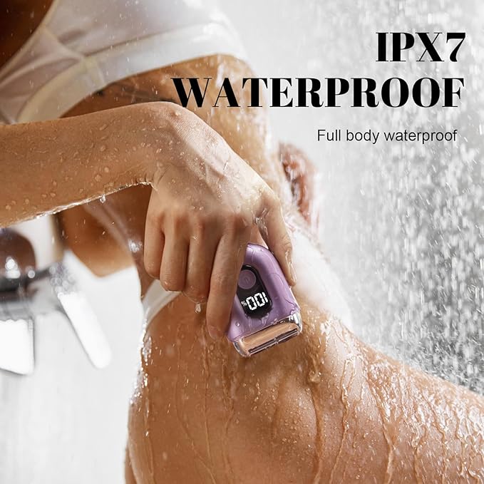 Electric Razor for Men, Mini Electric Foil Shavers, Ipx7 Waterproof Wet Dry Face Razor, Portable Travel Electric Shaver, Led Display, USB Type-C Charging