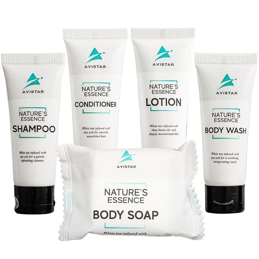 270 Piece Hotel Soap & Bulk Toiletries - Airbnb Essentials for Hosts & Guests - Hotel Shampoo & Conditioner Supplies for Guests, Hotel Toiletries Bulk Set, Mini Bulk Travel Size Toiletries, Air BnB