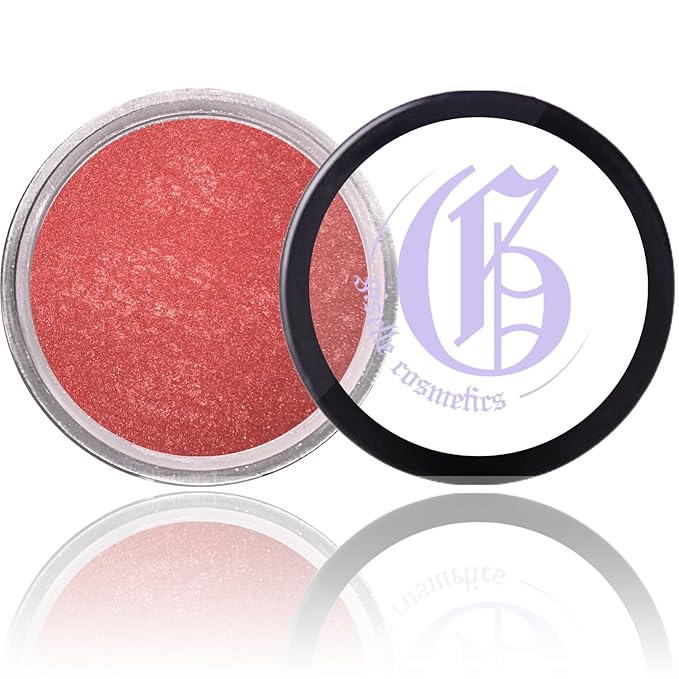 Red Hawaii Matte Blush Makeup Mineral Makeup Pure Talc Free Minerals Matte Loose Face Makeup Powder Blush for Cheeks 5 Gram Travel Size