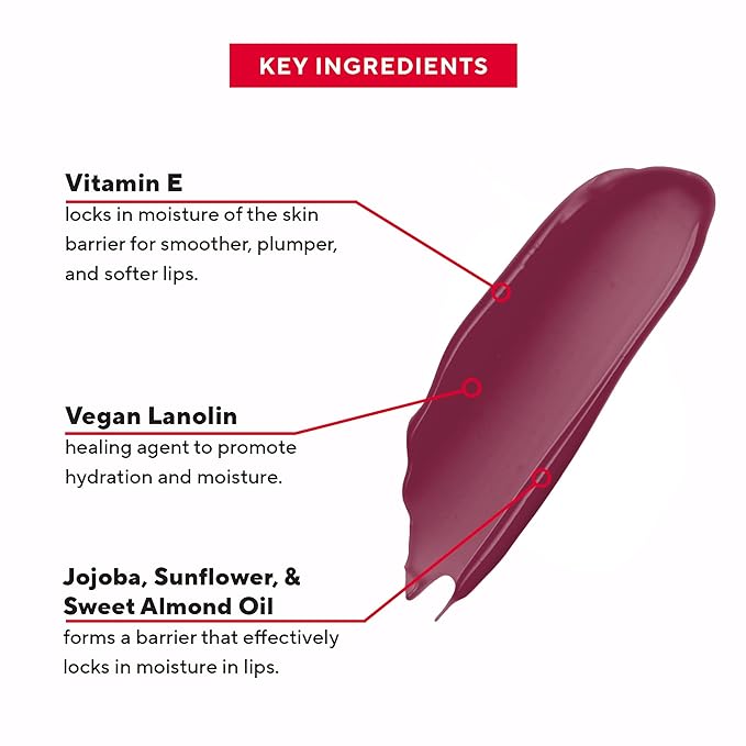 Mirabella Luxe Advanced Lip Gloss, Hydrating Non-Sticky High-Shine Lip Gloss for Women, Infused with Vitamin E & Jojoba Oil, Long-Lasting & Cruelty-Free - Posh (Rosy Pink)
