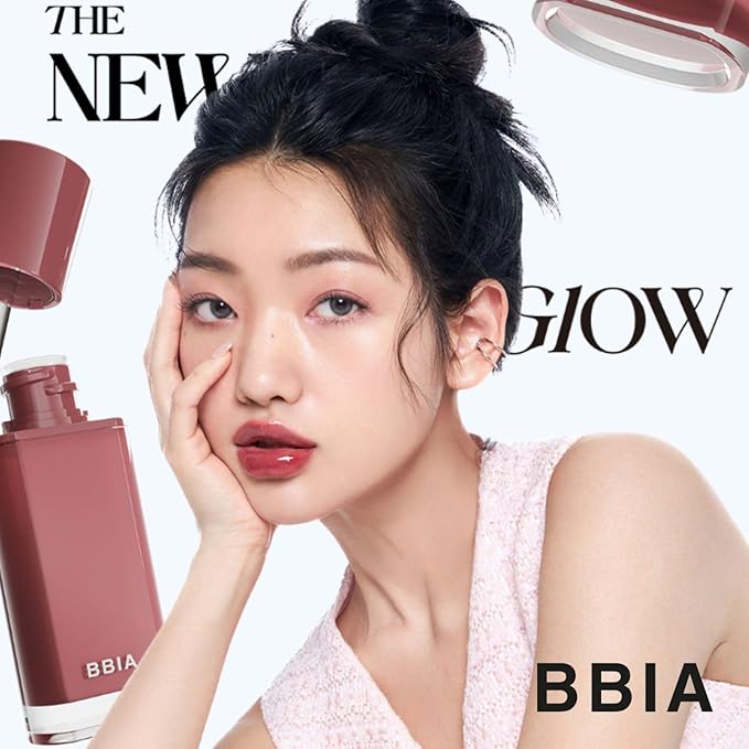 BBIA Glow Tint – Lip Plumping Volumizing Glossy & Glowy Lip Stain Naturally Moisturizing Comfortable Texture Lightweight Long-Lasting Vivid Color Non-Sticky Korean Makeup (20 PETAL, Pack of 1)