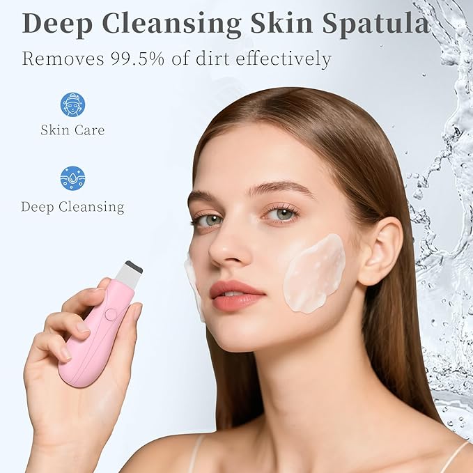 Blackhead Remover Tools, Black Head Remover for Face and Nose, Deep Pore Cleaner for Daily Skin Care, Skin Care Tools for Men and Women, Travel Blackhead and Whitehead Removal (Pink)