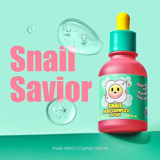 Snail Mucin 85% Face Serum 1.69 fl oz 50ml | Hydrating Skin Care Packed with Vegan Collagen & Peptide | Age-Defying Korean Face Moisturizer