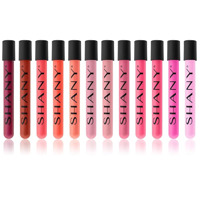 SHANY Lip Gloss - The Wanted Ones - Makeup Lip Gloss Lip Color luminizer Set with Aloe Vera and Vitamin E - New Formula - 12 Pieces