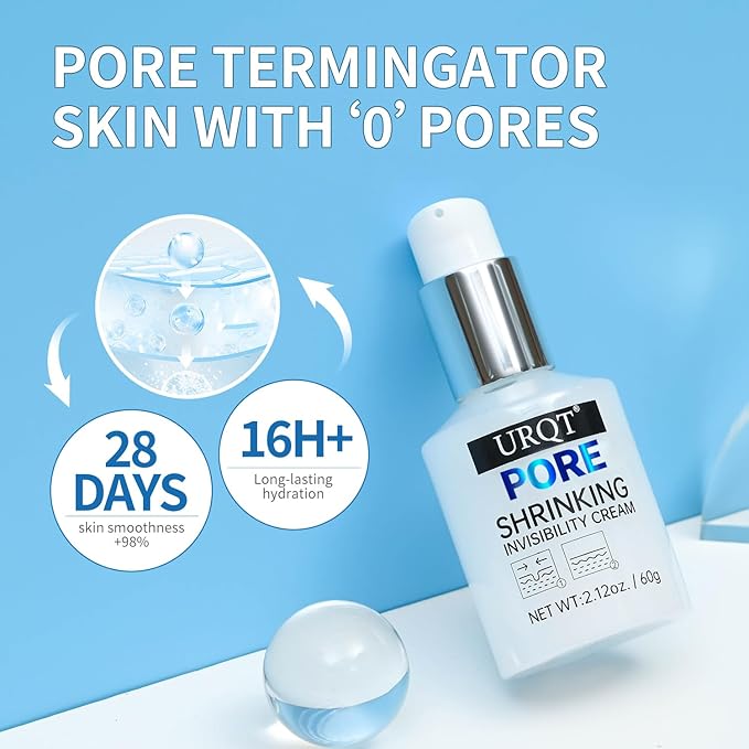 Pore Shrinking Invisibility Face Primer, Pore Invisible Cream, Instantly Conceals, Hydrates & Smooths -Radiant, Lightens Fine Lines, Oil Control Firming, Nourishing Soothing Base