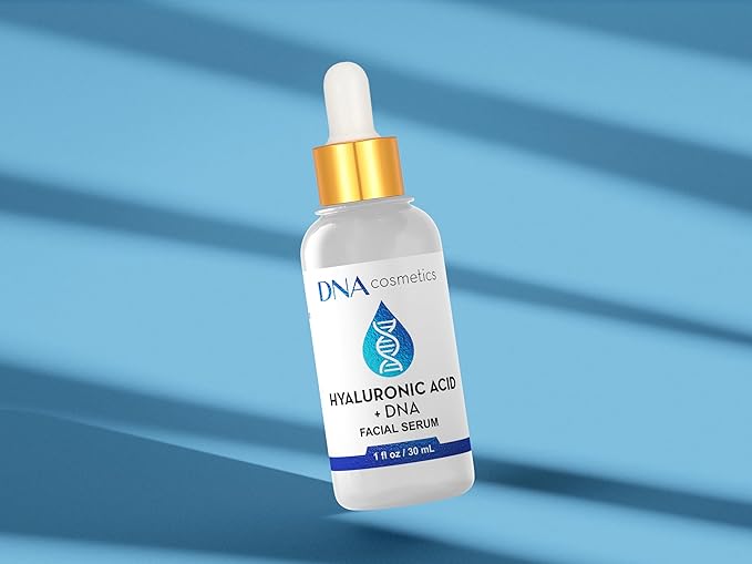 PDRN Hyaluronic Acid Serum with DNA Repair Enzymes – Anti-Aging, Hydrating & Brightening, Wrinkles, Dark Spots & Youthful Skin HA Acido Hialuronico – 1 fl oz