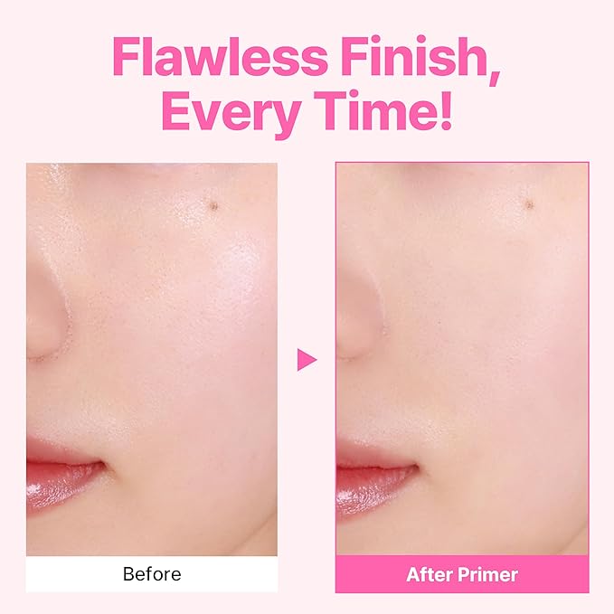 TOUCH IN SOL No Poreblem Primer – Pore Primer for Korean Makeup, Mattifying Primer for Oily Skin, Pore Eraser for Large Pores, Blurring Finish from K Beauty (1.01 fl.oz/30ml)
