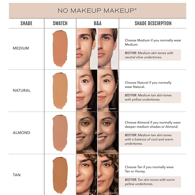 Long-Lasting Lightweight Foundation & Brush Duo | Cruelty-Free, Fragrance-Free, Buildable, Transfer-Proof Makeup (Natural)