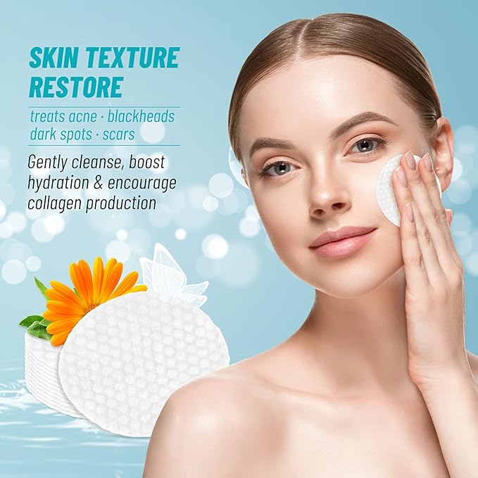 30% Glycolic Acid Pads Wipes for Skin Care Exfoliating Cleansing, Face Pore Cleaner Minimizer Acne Treatment, Chemical Peel Solution for Dark Spots, Breakouts, Scars,Reduce Wrinkle Fine Lines,100 Pads
