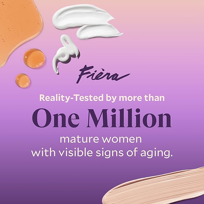 FIÈRA Bakuchiol Firming Eye Cream - Designed Specifically For Mature Skin - Targets Wrinkles, Anti-Aging, Dark Spots, and Fine Lines - Hydrating and Rejuvenating Formula - 15 ML / 0.5 FL. OZ.