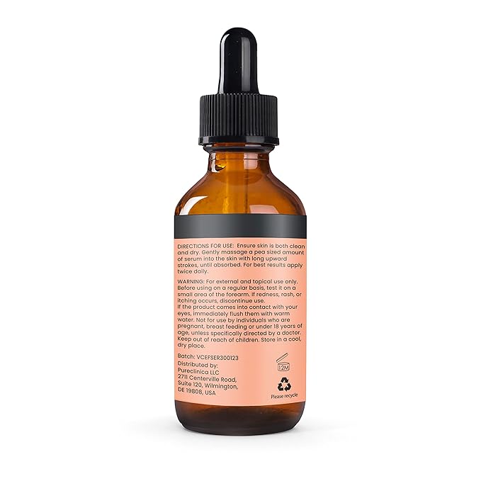 Triple Strength Vitamin C, E & Ferulic Acid Serum (w/ Retinol & double weight Hyaluronic Acid) – 30ml / 1 fl oz.