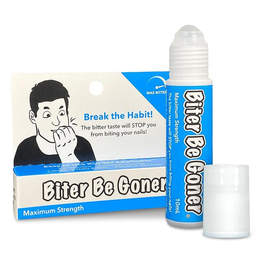 Nail Deterrent, Treatment for Kids and Adults, Non-Glossy Invisible Coating, Stop Nail Biting and Thumb Sucking Today, 0.3 Fl Oz